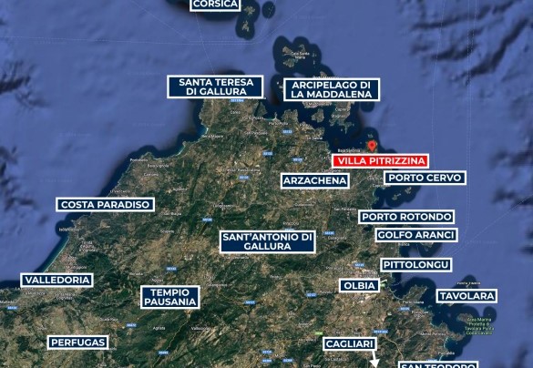 Mappa - Villa Pitrizzina