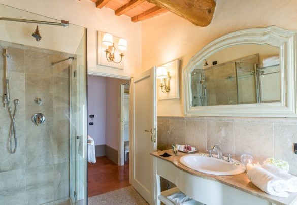 Bagno en suite con doccia n.8 - Villa Ginevra