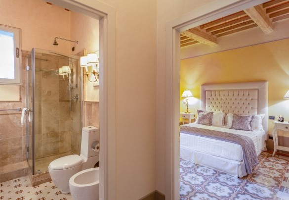 Bagno en suite con doccia n.5 - Villa Ginevra