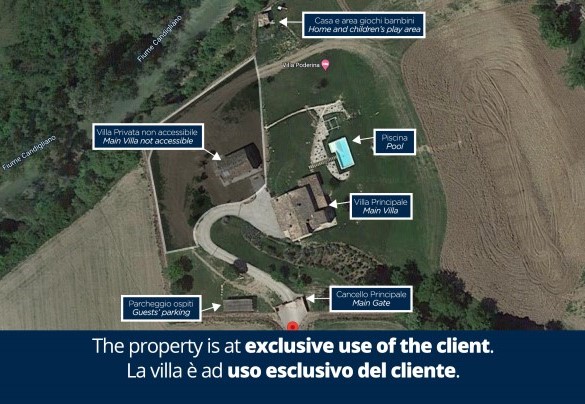 Villa Poderina - Property Plan 
