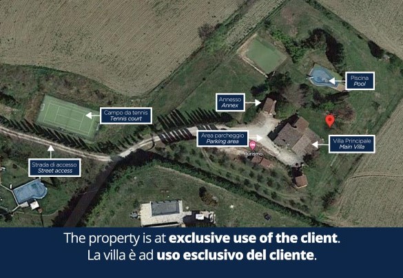 Villa Poggiente - Property Plan 