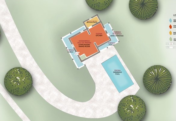 Villa Poggio Verde - Piano terra