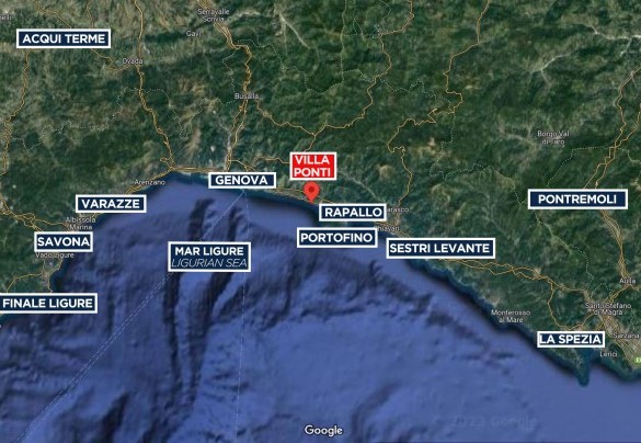 Villa Ponti - Map