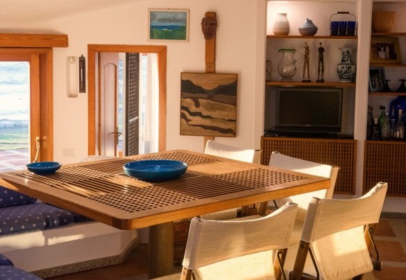 Zona pranzo nel soggiorno - Villa Portobello
