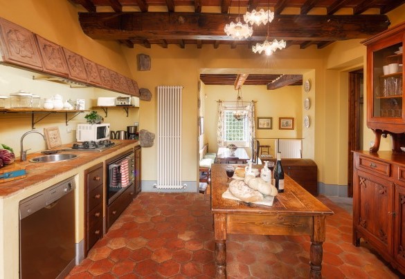 Cucina al piano terra App. 1 - Villa Primo Sole  