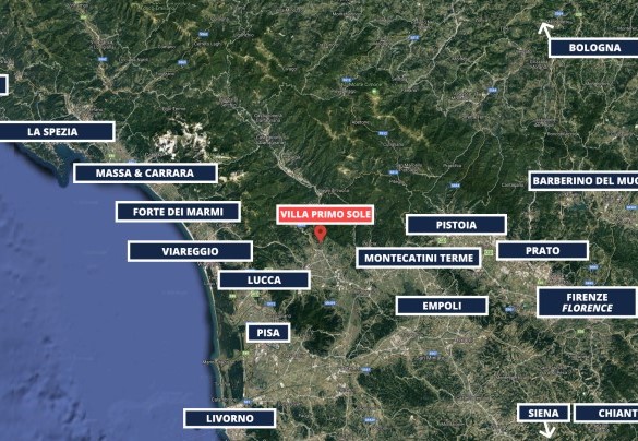 Villa Primo Sole - Mappa