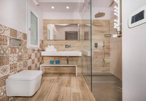 Bagno en suite con doccia n.6 al primo piano - Villa Provenza