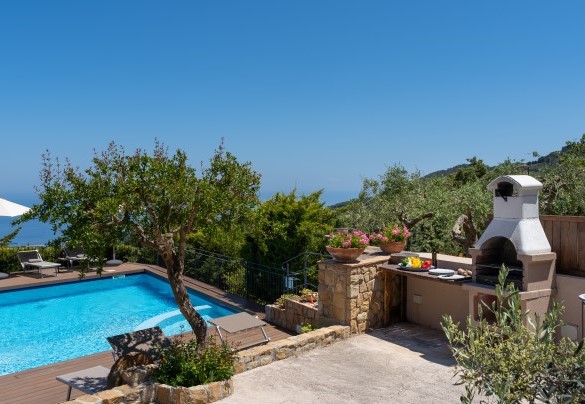 La zona barbecue esterna – Villa Provenza