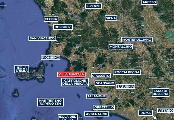 Villa Puntala - Map