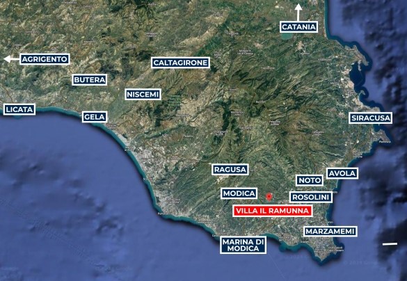 Villa Ramunna - Map
