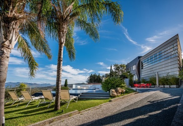 La zona colazione esterna-Villa Relax