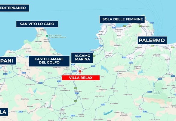 Villa Relax - Mappa
