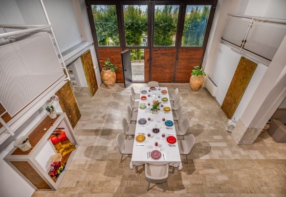 La grande zona pranzo al piano terra- Villa Relax