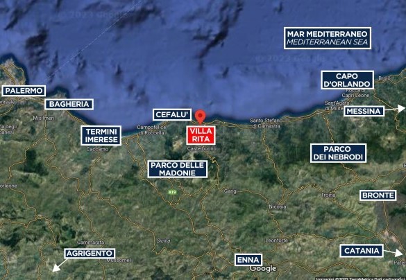 Villa Rita - Mappa
