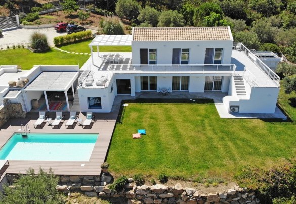 Il magnifico fronte della villa - Villa Rita