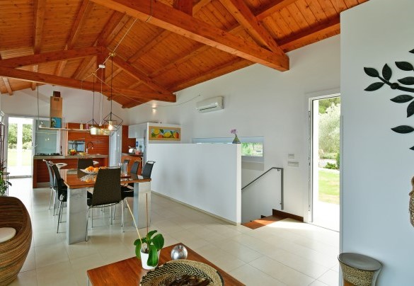L'open space al primo piano della villa - Villa Rita