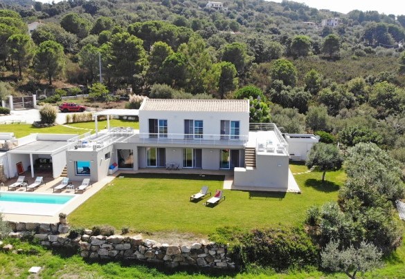 Il magnifico fronte della villa - Villa Rita
