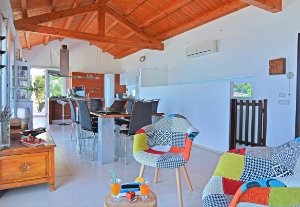 L'open space al primo piano della villa - Villa Rita