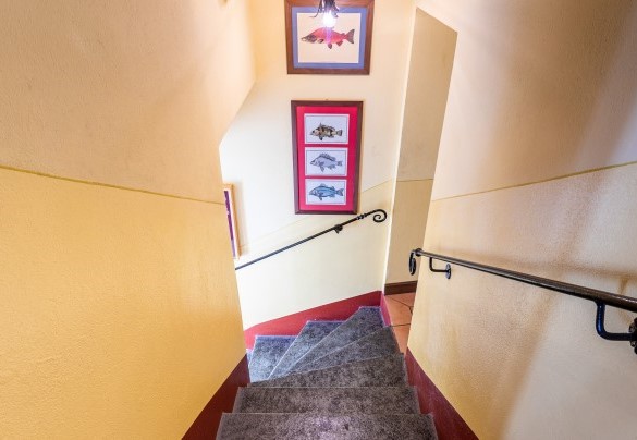 Scala che conduce alla zona notte – Villa Rivetta
