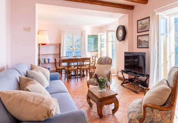 Soggiorno al primo piano - Villa Rivetta