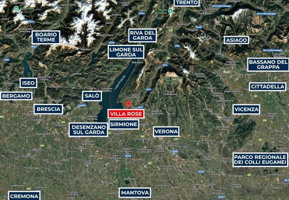 Villa Rose - Mappa