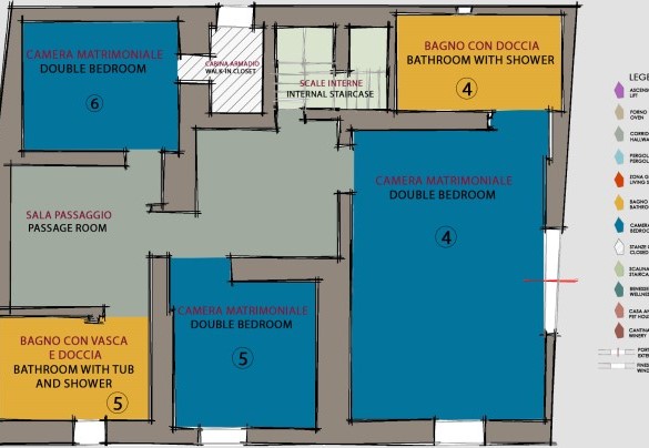 Villa Rossa - First Floor