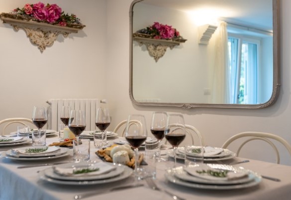 La sala da pranzo - Villa Rudy
