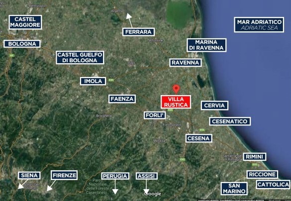 Villa Rustica - Mappa