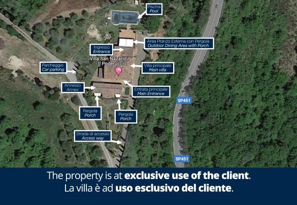 Villa San Nazario - Property Plan