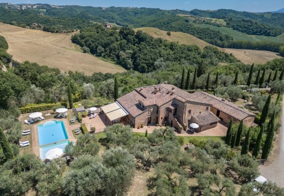 Vista panoramica della proprietà - Villa San Nazario