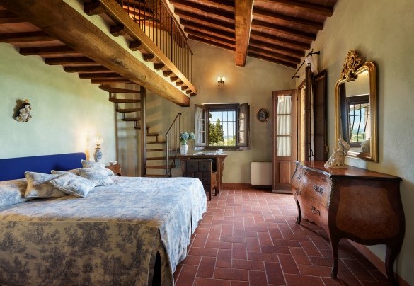 Suite matrimoniale n.1 al primo piano – Villa San Nazario 