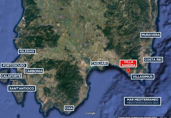Villa Sandra - Mappa