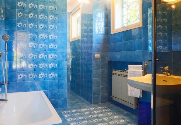Bagno con vasca e doccia N° 2 - VILLA SARAH 10+2
