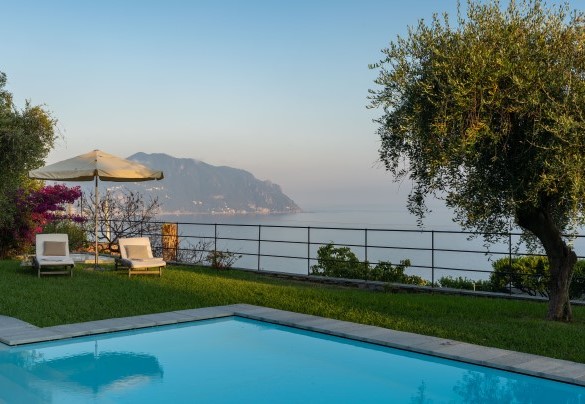 Un olivo controrna il panorama serale - Villa Scirocco