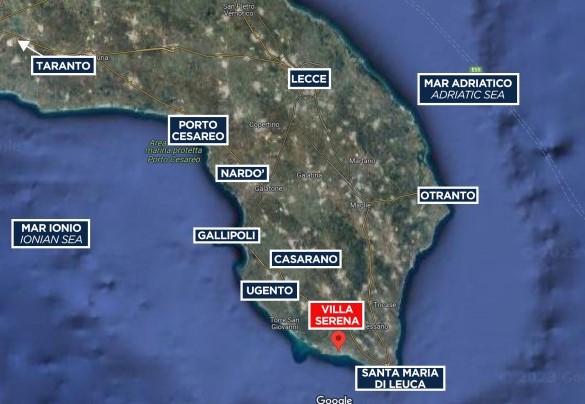 Villa Serena - Map
