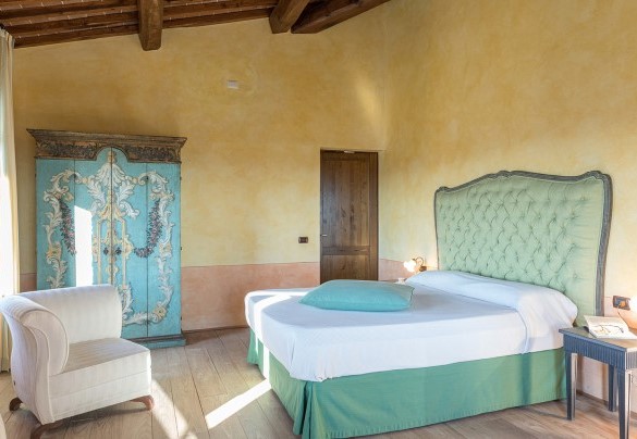 Camera matrimoniale con bagno privato al primo piano- Villa Siena