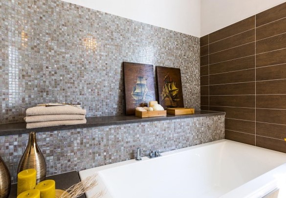 Bathroom n3 with bath, for room n4, first floor - Villa Sole a Molino a Vento 8