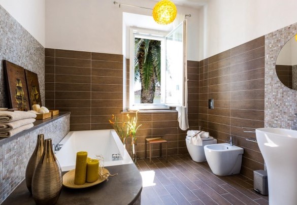 Bathroom n3 with bath, for room n4, first floor - Villa Sole a Molino a Vento 8