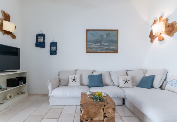 Salottino in stile mare - Villa Soleluna