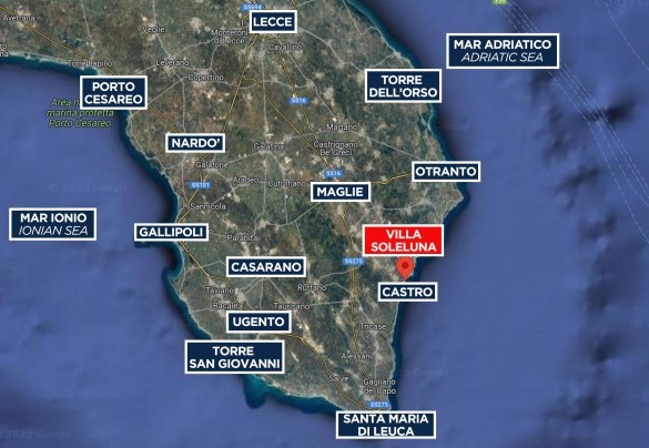Villa Soleluna - Mappa