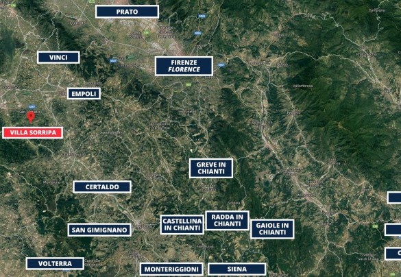 Villa Sorripa - Map