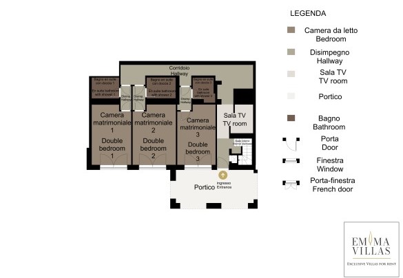 Lower Floor - Villa Sorte