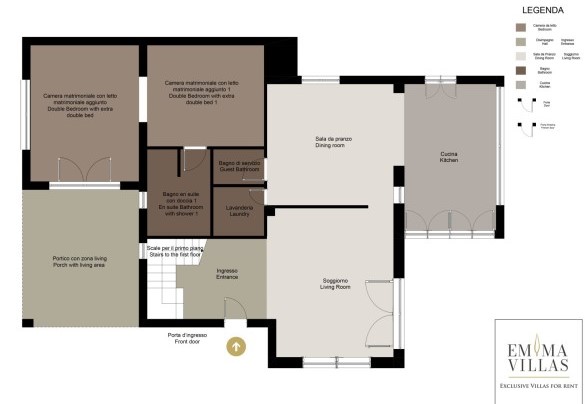 Ground Floor - Villa Sparta