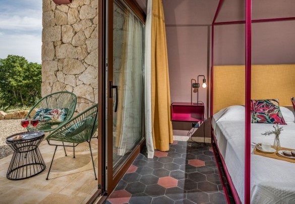 The double bedroom n.2 in Annex 1 - Villa Sumac