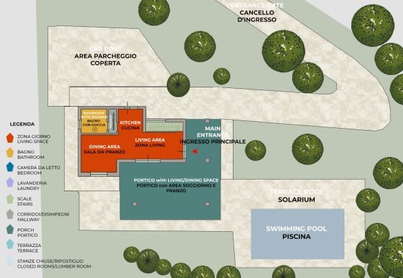 Villa Sybille - Property Plan