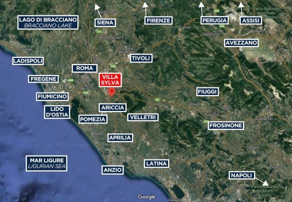 Villa Sylva - Mappa