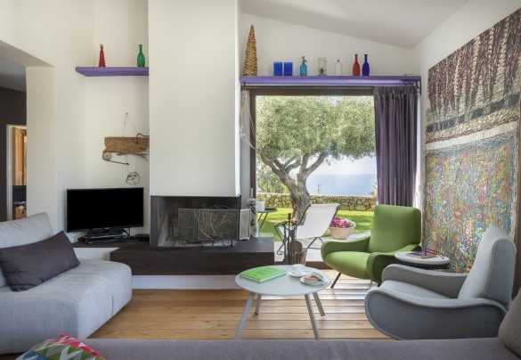 The living area - Villa Talia