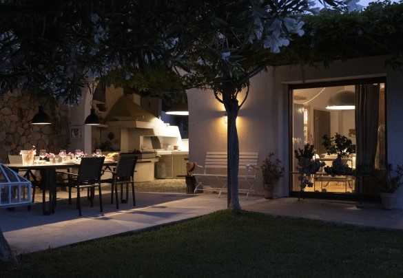 The outdoor at sunset - Villa Talia