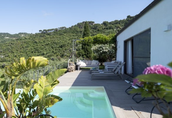 The terrace at the front of the house - Villa Talia