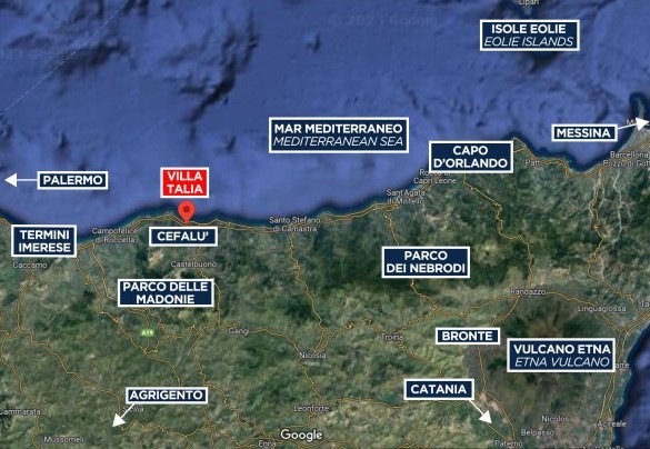 Villa Talia - Map